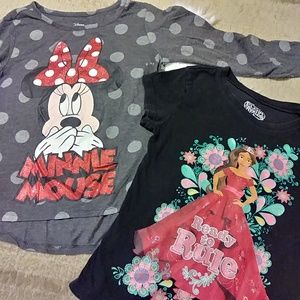 Disney junior girl tops